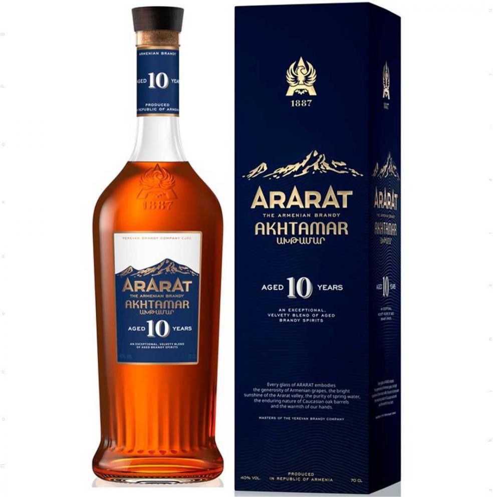 Бренді Ararat Akhtamar 10 y.o. 40% 0.7л gift box